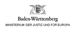 Logo Ministerium der Justiz und für Europa